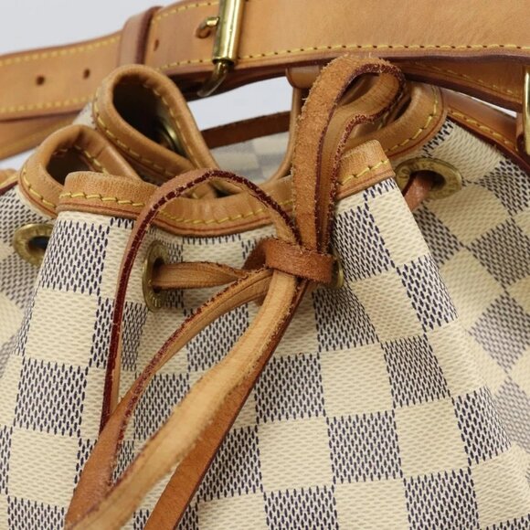 LOUIS VUITTON Damier Azur Noe BB Shoulder Bag N41220 LV Auth 145590 - Picture 10 of 16